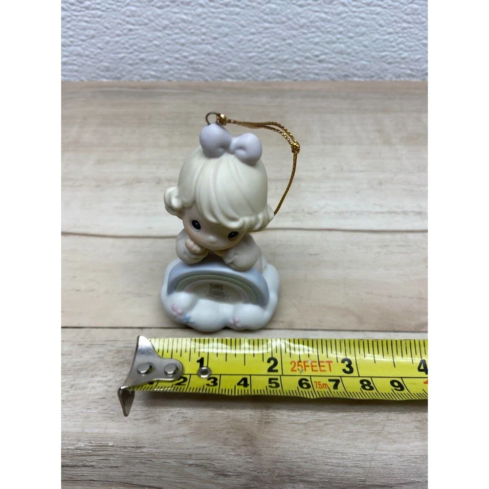 Vtg 1994 Enesco Precious Moments You Are The End Of My Rainbow Ornament Figurine